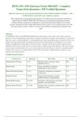 HESI LPN-ADN Entrance Exam 2026-2027 QUESTIONS AND ANSWERS ALREADY GRADED A&plus;&period; 100&percnt;&NewLine;Verified Solutions &vert; Updated Per Latest Guidelines &vert; Graded A&plus;