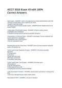 ACCT 2010 Exam -3 with 100&percnt; Correct Answers