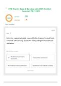 CPH - Certified in Public Health Exam &vert;QUESTIONS & ANSWERS&vert; already graded A&plus; &lpar;COMPLETE BUNDLE&rpar; UPDATED&excl;&excl;&excl;