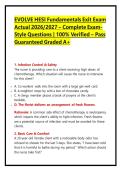 EVOLVE HESI Fundamentals Exit Exam Actual 2026&sol;2027 &ndash; Complete Exam-Style Questions &vert; 100&percnt; Verified &ndash; Pass Guaranteed Graded A&plus;  