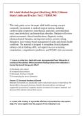 ATI RN Adult Medical-Surgical Proctored Exam Study Guide &vert; 2026 NGN Edition &lpar;Versions 1 & 2&rpar;