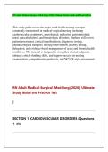 ATI RN Adult Medical-Surgical Proctored Exam Study Guide &vert; 2026 NGN Edition &lpar;Versions 1 & 2&rpar;