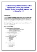 ATI PHARMACOLOGY CMS PROCTORED EXAM ULTIMATE STUDY BUNDLE &lpar;2026&sol;2027 UPDATED&rpar;  Achieve a &ast;&ast;Level 3 Proficiency&ast;&ast; on your &ast;&ast;ATI Pharmacology CMS Proctored Exam&ast;&ast; with this complete practice test bank and high-yield review package&excl;  Aligned with current &ast;&ast;A