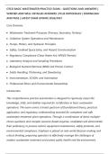 OTCO BASIC WASTEWATER PRACTICE EXAM &ndash; QUESTIONS AND ANSWERS &vert;&NewLine;VERIFIED AND WELL DETAILED ANSWERS &vert; PLUS RATIONALES &vert; DOWNLOAD&NewLine;AND PASS &vert; LATEST EXAM UPDATE 2026&sol;2027