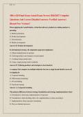 MBA 620 Final Exam Actual Exam Newest 2026&sol;2027 Complete &NewLine;Questions And Correct Detailed Answers &lpar;Verified Answers&rpar; &NewLine;&vert;Brand New Version&excl;&excl; 