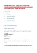 CRRN EXAM 2026&sol;2027 &ndash; COMPLETE A&plus; STUDY GUIDE &vert; 500&plus; QUALITY-CHECKED PRACTICE QUESTIONS WITH RATIONALES FOR REHABILITATION NURSE CERTIFICATION