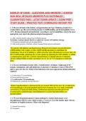 BARKLEY 3P EXAM &ndash; QUESTIONS AND ANSWERS &vert; VERIFIED AND WELL DETAILED ANSWERS PLUS RATIONALES &vert; GUARANTEED PASS &vert; LATEST EXAM UPDATE &vert; EXAM PREP &vert; STUDY GUIDE &vert; PRACTICE TEST&vert; DOWNLOAD INSTANT PDF 