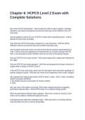 Chapter 6 HCPCS Level 2 Exam with Complete Solutions