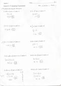 Notes 0&period;1 Evaluating Expressions Algebra 1