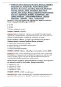 California Alarm Company Qualified Manager &lpar;ACQM&rpar; &vert; Comprehensive Study Guide&comma; Practice Exam&comma; Exam Questions & Answers&comma; Exam Prep Test Bank&comma; Electronic Security Systems&comma; Alarm Installation&comma; Fire Alarm Systems&comma; Low-Voltage Wiring&comma; California Alarm Company 
