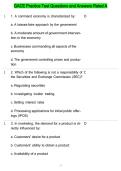 GACE Practice Test Questions and Answers Rated A