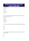 NCCER Test Practice with correct answers 100&percnt; 2026