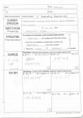 Notes 1&period;1 Evaluating Expressions Algebra 1