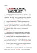 Certified Clinical Medical Assistant &lpar;CCMA&rpar; NHA Exam &ndash; Complete Practice Questions and Verified Solutions for National Certification Preparation