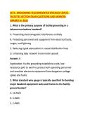 SCTE - BROADBAND TELECOMCENTER SPECIALIST &lpar;BTCS&rpar; - &NewLine;FACILITIES SECTION EXAM QUESTIONS AND ANSWERS &NewLine;GRADED A&plus; 2026 