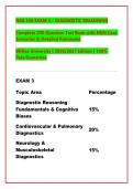 NSG 550 EXAM 3 &ndash; DIAGNOSTIC REASONING&NewLine;Complete 200-Question Test Bank with NGN Case &NewLine;Scenarios & Detailed Rationales&NewLine;Wilkes University &vert; 2026&sol;2027 Edition &vert; 100&percnt; &NewLine;Pass Guarantee