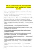 FTCE ESE Certification Test with all Correct & 100&percnt; Verified Answers &vert;Actual Complete Exam &vert;Already Graded A&plus;