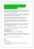 NJ Accident and Health Producer Exam&NewLine;Updated Actual Question and Answer&NewLine;&lpar;2026&sol;2027&rpar; &vert; Grade A&plus;