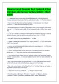 Manufactured Housing Test Updated Actual&NewLine;Question and Answer &lpar;2026&sol;2027&rpar; &vert; Study&NewLine;Guide