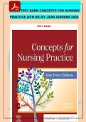 TEST BANK CONCEPTS FOR NURSING &NewLine;PRACTICE &lpar;4TH ED&rpar; BY JEAN GIDDENS 2026 &NewLine;