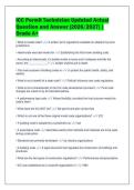 ICC Permit Technician Updated Actual&NewLine;Question and Answer &lpar;2026&sol;2027&rpar; &vert;&NewLine;Grade A&plus;