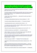 California CSLB C10 Electrical Updated Actual&NewLine;Question and Answer &lpar;2026&sol;2027&rpar; &vert; A&plus; Verified