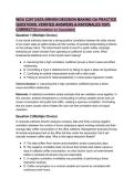 2026&sol;2027 WGU C207 Data-Driven Decision Making OA Practice Questions &vert; Ultimate Correlation vs&period; Causation Problem Set&comma; Verified Answers & Detailed Rationales
