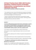 JD-Next Practice Exam 2026 &vert; 200 Practice Questions&comma; Verified Answers & Detailed Explanations &vert; Comprehensive Law School Admission Test Prep