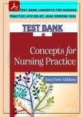 TEST BANK CONCEPTS FOR NURSING &NewLine;PRACTICE &lpar;4TH ED&rpar; BY JEAN GIDDENS 2026 &NewLine;