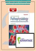 TEST BANK FOR DAVIS ADVANTAGE FOR PATHOPHYSIOLOGY 3RD &NewLine;EDITION &vert; THERESA CAPRIOTTI &vert; ALL 46 CHAPTERS &vert; VERIFIED &NewLine;LATEST EDITION &vert; BEST CLINICAL STUDY GUIDE &lpar;2026&sol;2027&rpar;