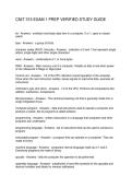 CNIT 315 EXAM 1 PREP VERIFIED STUDY GUIDE