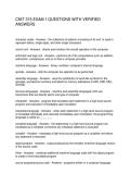 CNIT 315 EXAM 1 QUESTIONS WITH VERIFIED ANSWERS