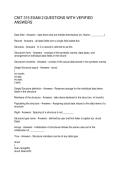 CNIT 315 EXAM 2 QUESTIONS WITH VERIFIED ANSWERS