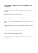 CDW ASSESSMENT 2 &vert; COMPLETE PRACTICE QUESTIONS&comma; ANSWERS & STUDY GUIDE 2026&sol;2027