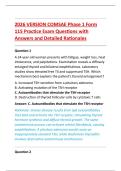 COMSAE Phase 1 Form 115 Practice Exam Questions 2026 &vert; Answers & Detailed Rationales