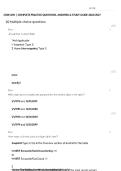 CDW110V &vert; COMPLETE PRACTICE QUESTIONS&comma; ANSWERS & STUDY GUIDE 2026&sol;2027