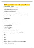 CIPT Exam 1 Questions with Correct Answers