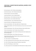 COGIC EXAM &vert; COMPLETE PRACTICE QUESTIONS&comma; ANSWERS & STUDY GUIDE 2026&sol;2027