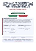 VIRTUAL ATI RN Fundamentals 2026 Proctored Exam with NGN &vert; 88 Q&A & Rationales &vert; Latest Actual Testing Version