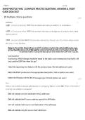 SRWE PRACTICE FINAL &vert; COMPLETE PRACTICE QUESTIONS&comma; ANSWERS & STUDY GUIDE 2026&sol;2027