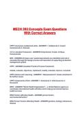 MECH 393 Concepts Exam Questions With Correct Answers