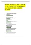 NUR 425 MED SURG 2 EXAM 4 REVIEW &ndash; KEY &vert; QUESTIONS AND ANSWERS &vert;&NewLine;2026 UPDATE &vert; WITH COMPLETE&NewLine;SOLUTIONS