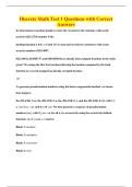 Discrete Math Test 1 Questions with Correct&NewLine;Answers