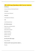 IPC 610 Exam Questions with Correct Answers