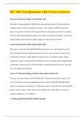IPC 610 Test Questions with Correct Answers