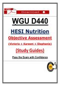 WGU D440 OA Exam &lpar;3 Set Exams &plus; 300&plus; Practice Qs & Study Guides&rpar; Bundle &ndash; Take and pass the OA