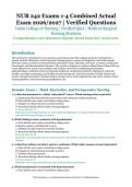 NUR 242 Exams 1&ndash;4 Combined Actual Exam &ndash; Galen College of Nursing &ndash; 2026&sol;2027 Academic Year &ndash; Verified Questions and Answers for Medical-Surgical Nursing Students