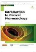 Introduction to Clinical Pharmacology 10th Edition by Visovsky &lpar;PDF&rpar; &vert; 2026 Pharmacology Exam Questions &vert; Nursing &lpar;Chamberlain University&rpar; ISBN 9780323755351