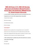 NRS 445 Exam 2 V1&ndash;V3 &vert; NRS 445 Nursing Research and Evidence-Based Practice &vert; Grand Canyon University &vert; Actual Q&A with Rationale &lpar;NRS445 Exam 2&rpar;