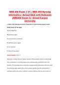 NRS 450 Exam 3 V1 &vert; NRS 450 Nursing &NewLine;Informatics &vert; Actual Q&A with Rationale &NewLine;&lpar;NRS450 Exam 3&rpar; &vert; Grand Canyon &NewLine;University